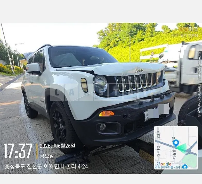 Photo 2 of 9: 2018 Jeep Zip Renegade 2.4 — Korean insurance auction