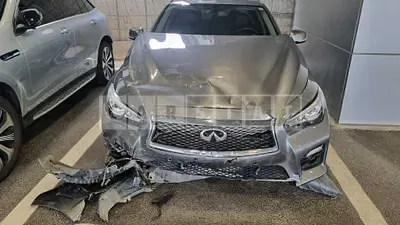 Photo 1 of 7: 2017 Infiniti Q50S Hybrid, VIN JNKAV71E3HM150146 — Korean insurance auction