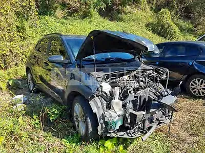 Photo 1 of 12: 2018 Hyundai Kona, VIN KMHK3816GJU118735 — Korean insurance auction
