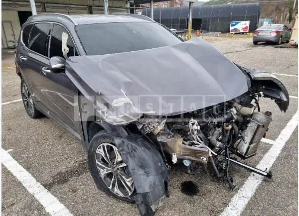 Photo 2 of 8: 2019 Hyundai Santa Fe, VIN KMHS381BBKU066114 — Korean insurance auction