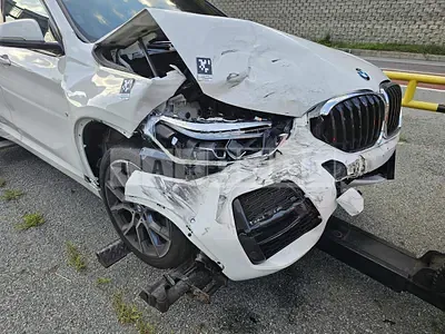 Photo 1 of 8: 2022 BMW X1 xDrive20i, VIN WBA11DG01N5V30340 — Korean insurance auction