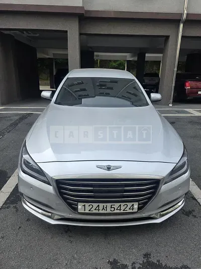 Photo 1 of 6: 2017 Hyundai Genesis G80 3.3 AWD, VIN KMHGL41DDJU249958 — Korean insurance auction