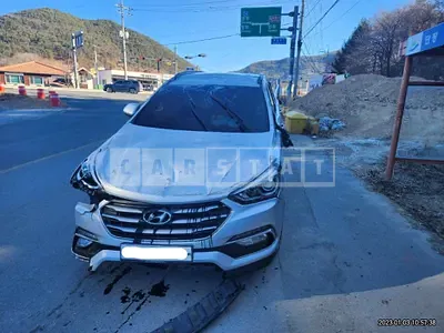 Photo 1 of 9: 2016 Hyundai Santa Fe, VIN KMHSW81UBGU634798 — Korean insurance auction