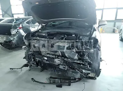 Photo 1 of 22: 2020 Hyundai Santa Fe, VIN KMHS281ABLU258564 — Korean insurance auction