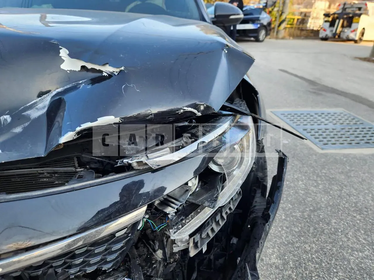 Photo 2 of 11: 2015 Kia K5, VIN KNAGX411BGA014855 — Korean insurance auction