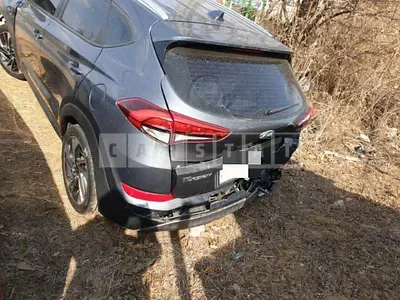 Photo 1 of 19: 2018 Hyundai Tucson 1.7, VIN KMHJ3815GJU766376 — Korean insurance auction