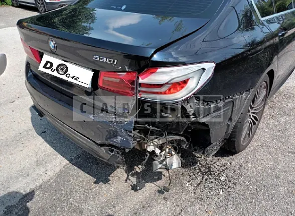 Photo 2 of 13: 2019 BMW 530i M Sport Package Plus, VIN WBAJD3107KWW26876 — Korean insurance auction