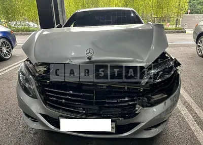 Photo 1 of 50: 2015 Mercedes-Benz S 500 4Matic L, VIN WDDUG8FB8FA152881 — Korean insurance auction