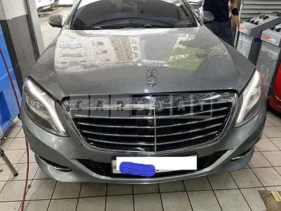Photo 1 of 29: 2015 Mercedes-Benz S400d 4Matic L, VIN WDDUG6HB6FA133621 — Korean insurance auction