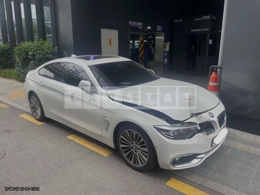 Photo 2 of 8: 2018 BMW 420d Gran Coupe Luxury Wlt, VIN WBA4K3101JBG89905 — Korean insurance auction