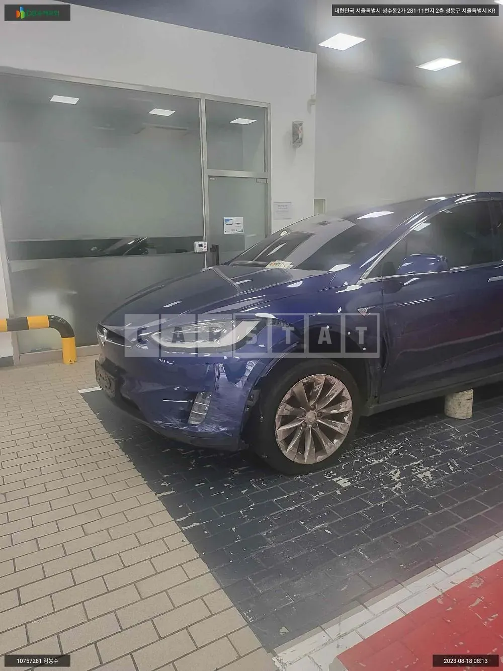 Photo 2 of 33: 2019 Tesla Model X 100d, VIN 5YJXCDE23KF154004 — Korean insurance auction