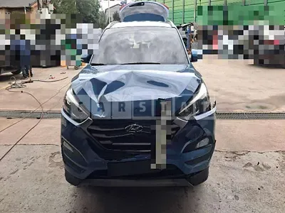 Photo 1 of 14: 2015 Hyundai Tucson TL Diesel, VIN KMHJ3815GGU022448 — Korean insurance auction