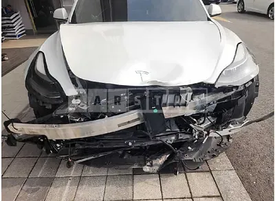 Photo 1 of 18: 2021 Tesla Model 3 Long Range — Korean insurance auction