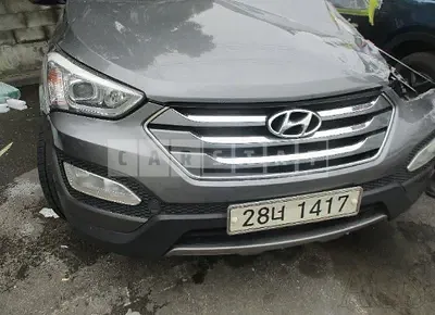 Photo 1 of 21: 2015 Hyundai Santa Fe, VIN KMHSW81UDFU448345 — Korean insurance auction