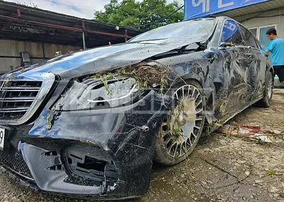 Photo 1 of 50: 2020 Mercedes-Benz S560 4Matic, VIN KL90A4AFGLZ100018 — Korean insurance auction