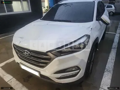 Photo 1 of 14: 2015 Hyundai Tucson, VIN KMHJ381ABGU128217 — Korean insurance auction