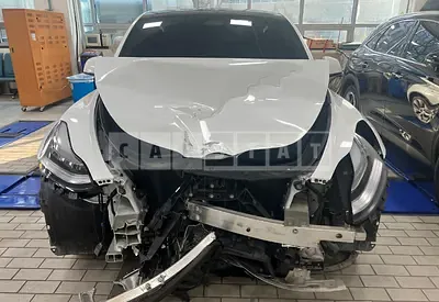 Photo 1 of 6: 2022 Tesla Model Y LongRange, VIN 7SAYGDEE3NF495672 — Korean insurance auction