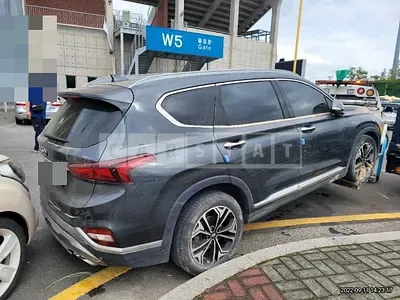 Photo 1 of 10: 2020 Hyundai Santa Fe, VIN KMHS281BBLU300829 — Korean insurance auction