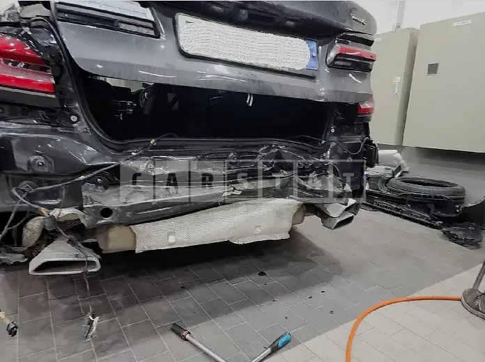 Photo 2 of 9: 2021 BMW 530i xDrive, VIN WBA31BJ03MWX28447 — Korean insurance auction