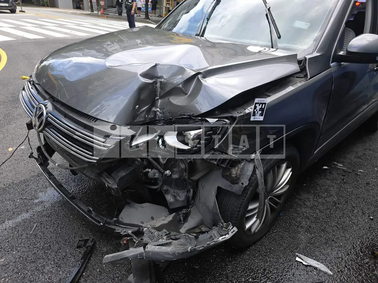 Photo 2 of 8: 2016 Volkswagen Tiguan 2.0 TDI BMT, VIN WVGZZZ5NZGW566031 — Korean insurance auction