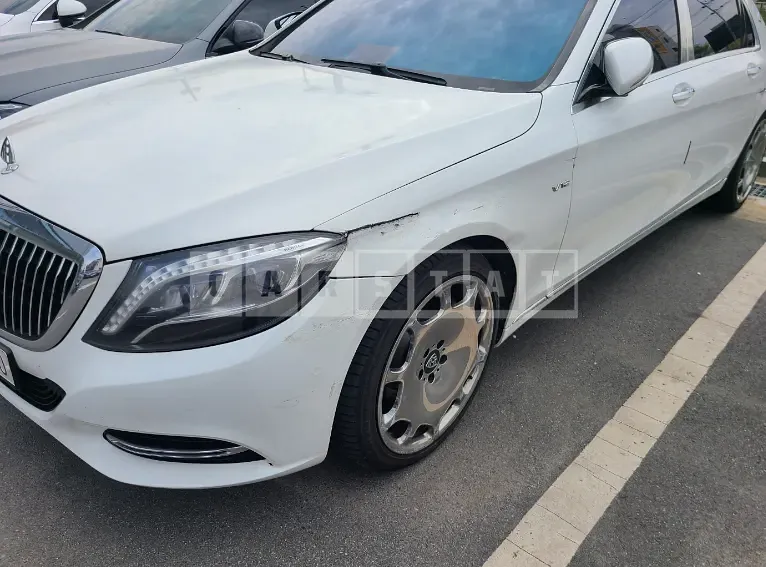 Photo 2 of 10: 2015 Mercedes-Benz S600, VIN KL90A4AHGFZ5DX004 — Korean insurance auction
