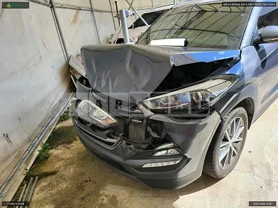 Photo 1 of 15: 2016 Hyundai Tucson, VIN KMHJ581ABGU167760 — Korean insurance auction
