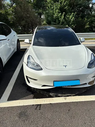 Photo 1 of 48: 2021 Tesla Model 3 Long Range, VIN 5YJ3E1EB9MF081862 — Korean insurance auction