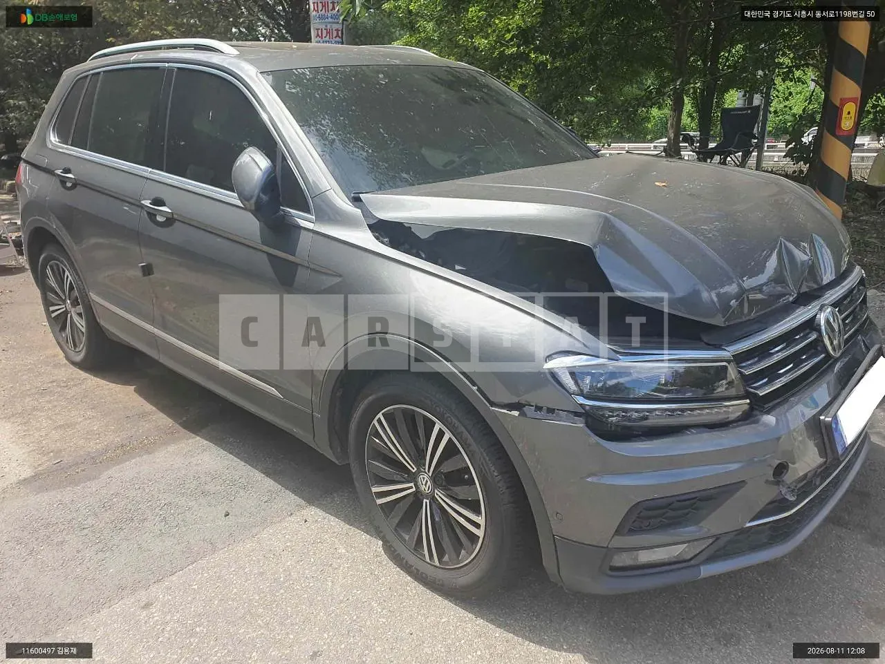 Photo 2 of 10: 2019 Volkswagen Tiguan 2.0 TDI, VIN WVGZZZ5NZLW323143 — Korean insurance auction