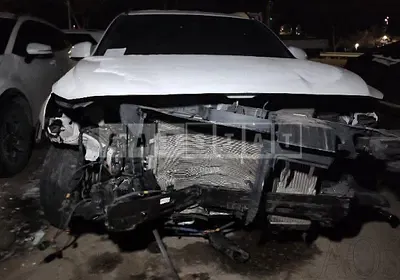 Photo 1 of 41: 2019 Hyundai Santa Fe, VIN KMHS381CBKU028156 — Korean insurance auction