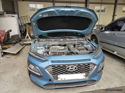 Photo 1 of 22: 2018 Hyundai Kona, VIN KMHK4815GJU167226 — Korean insurance auction
