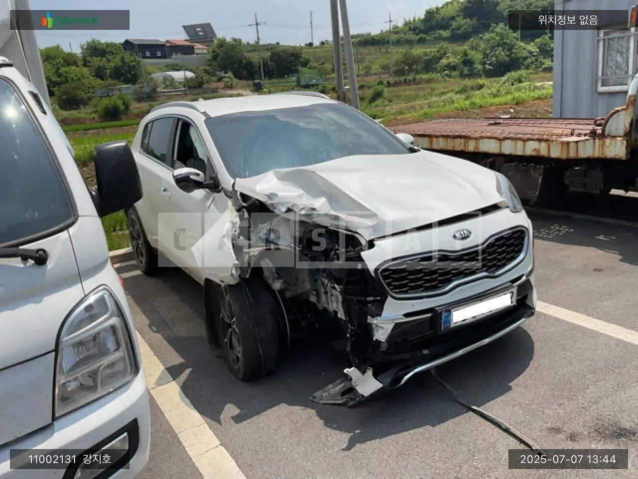 Photo 2 of 8: 2021 Kia Sportage, VIN KNAPN813BMK923238 — Korean insurance auction