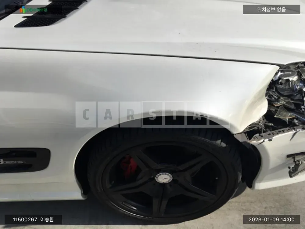 Photo 2 of 9: 2009 Mercedes-Benz SL500, VIN WDBSK71FX9F144145 — Korean insurance auction
