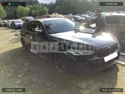 Photo 1 of 9: 2021 BMW 520i, VIN WBA11BH01NCH61451 — Korean insurance auction
