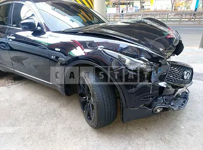 Photo 1 of 15: 2017 Infiniti QX70 3.7, VIN JNKCS18F5HM480027 — Korean insurance auction