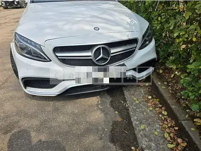 Photo 1 of 17: 2017 Mercedes-Benz C220d 4Matic, VIN WDDWF0FB9HR254644 — Korean insurance auction