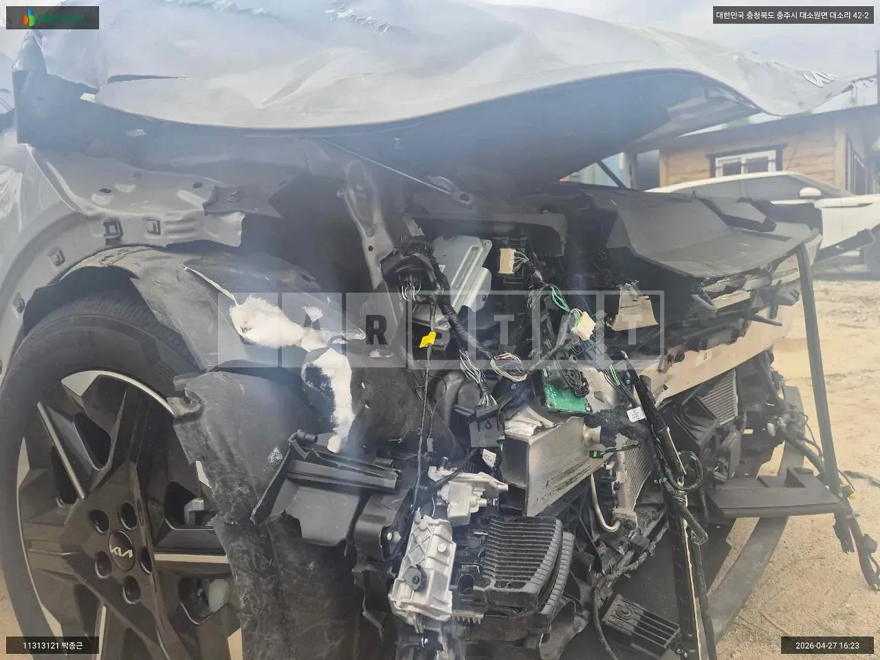 Photo 2 of 15: 2024 Kia EV6, VIN KNAC581AFSA233945 — Korean insurance auction