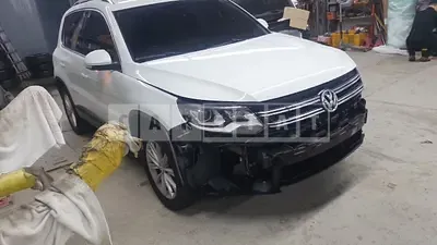 Photo 1 of 15: 2015 Volkswagen Tiguan 2.0 TDI Blue Motion, VIN WVGZZZ5NZFW508283 — Korean insurance auction