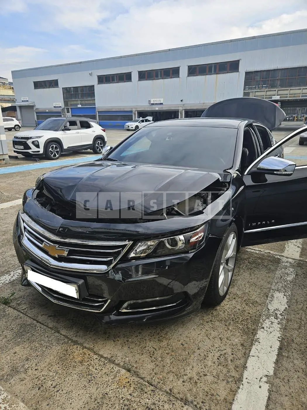 Photo 2 of 9: 2016 Chevrolet Impala 2.5, VIN 1G1155SA0GU152056 — Korean insurance auction