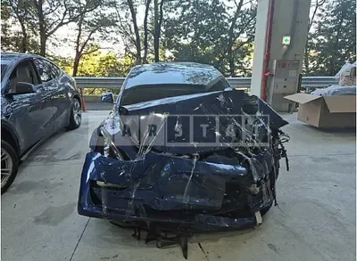 Photo 1 of 13: 2021 Tesla Model 3 Long Range — Korean insurance auction