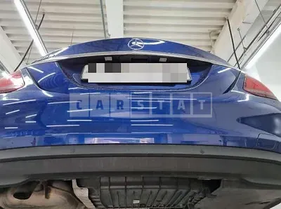 Photo 1 of 18: 2019 Mercedes-Benz C 200, VIN WDDWF8AB5KR503664 — Korean insurance auction
