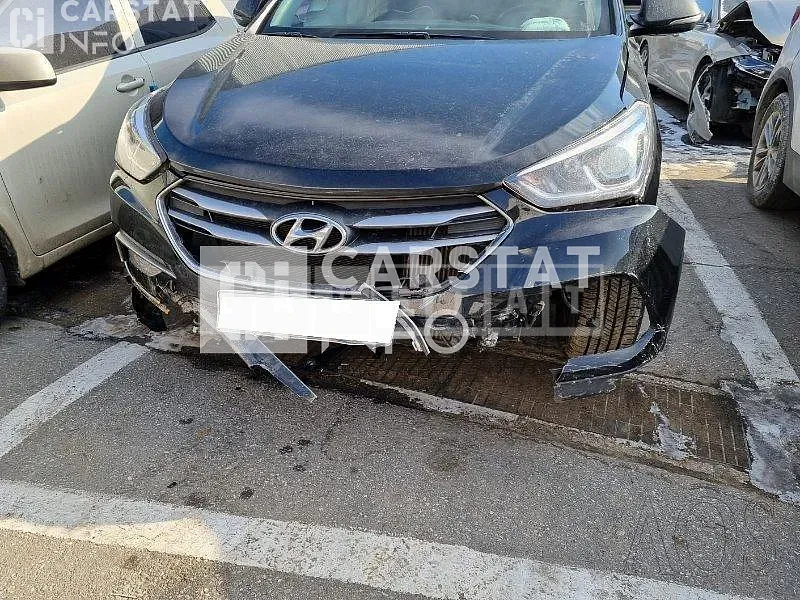 Photo 2 of 12: 2015 Hyundai Santa Fe, VIN KMHSW81UBGU588150 — Korean insurance auction