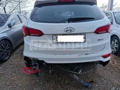 Photo 1 of 20: 2017 Hyundai Santa Fe, VIN KMHSW81UBHU736832 — Korean insurance auction