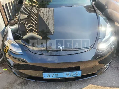 Photo 1 of 14: 2022 Tesla Model Y LongRange, VIN 7SAYGDEE2NF414578 — Korean insurance auction