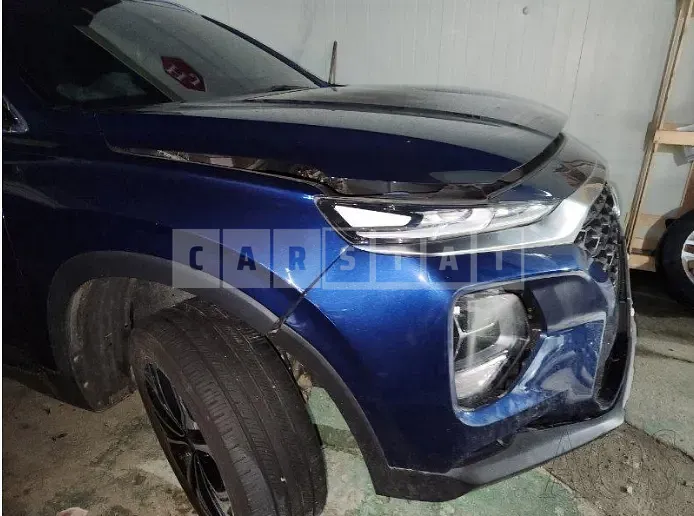 Photo 2 of 8: 2019 Hyundai Santa Fe, VIN KMHS381BBKU059206 — Korean insurance auction