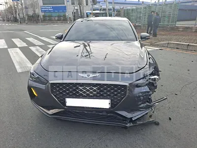 Photo 1 of 12: 2018 Genesis G70, VIN KMTG341ABJU007871 — Korean insurance auction