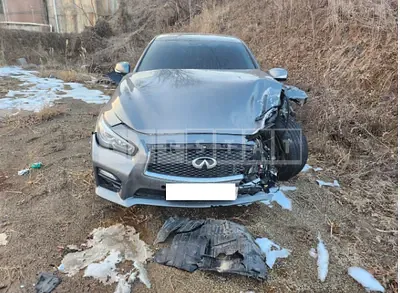 Photo 1 of 9: 2016 Infiniti Q50S Hybrid, VIN JNKAV71E0GM560126 — Korean insurance auction