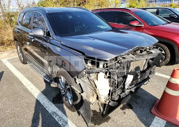 Photo 2 of 11: 2020 Hyundai Santa Fe, VIN KMHS281BBLU199802 — Korean insurance auction