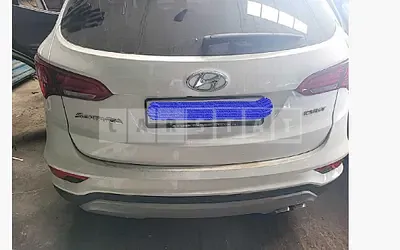 Photo 1 of 9: 2016 Hyundai Santa Fe, VIN KMHSW81UBGU651053 — Korean insurance auction