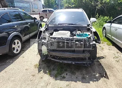 Photo 1 of 6: 2015 Hyundai Santa Fe, VIN KMHSW81UDFU393514 — Korean insurance auction