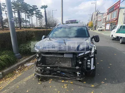 Photo 1 of 33: 2022 Hyundai Palisade, VIN KMHR581EBPU568911 — Korean insurance auction